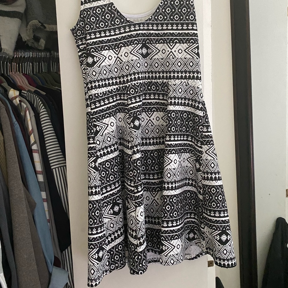 Printed skater dress from H&M